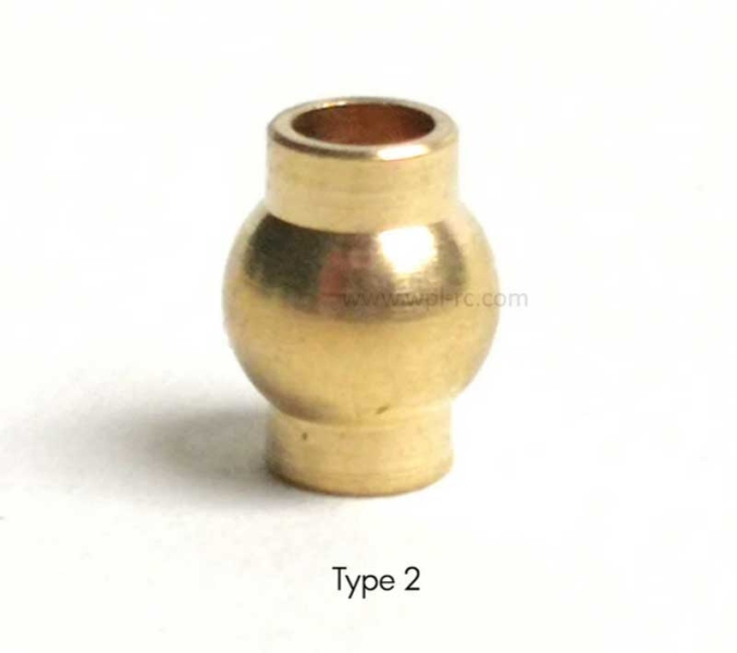 WPL Ersatzeil Kugelkopf aus Messing Typ 2 WPL Ersatzeil Kugelkopf aus Messing Typ 2