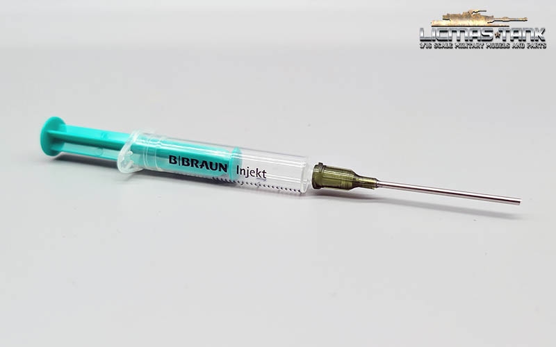 3 ml Spritze mit Dosiernadel für Modellbau