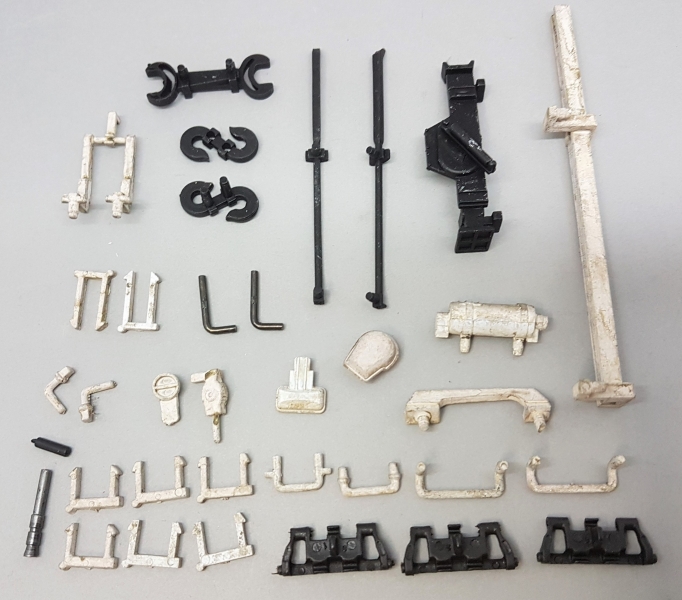 Zubehör Set Kunststoff wintertarnlackierung für Panzer 4 F2 1:16