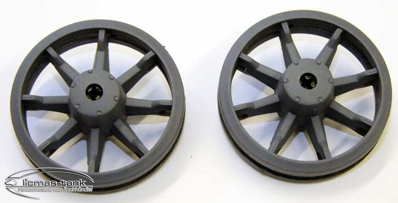 Panzer 3 - Ersatzteil - Leiträder Kunststoff Panzer 3 - Ersatzteil - Leiträder Kunststoff