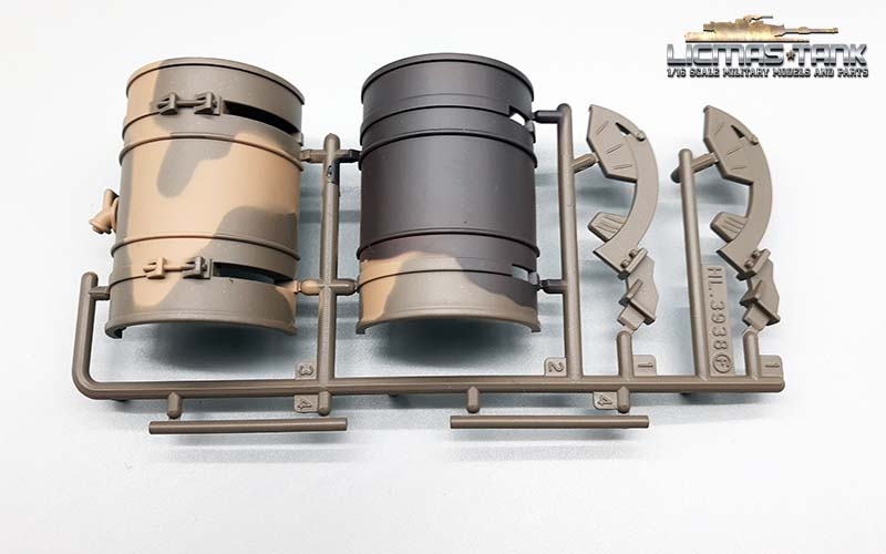 Russia T90 Fass Kunststoff Zubehör Set F 3938 Heng Long 1:16 Version B