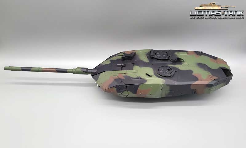 RC Panzer Leopard 2 A6 - Ersatzteil - Turm mit Kanone und RRZ 3889 Heng Long 1:16