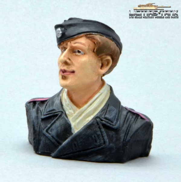 1/16 Figur deutsche Panzerbesatzung Fahrer Normandie 1944 Teilfigur bemalt 1/16 Figur deutsche Panzerbesatzung Fahrer Normandie 1944 Teilfigur bemalt