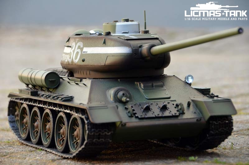Russischer RC Panzer T-34/85 1:16 Profi-Edition – Taigen V3 mit 6mm Schussfunktion und Kanonenrauch Russischer RC Panzer T-34/85 1:16 Profi-Edition – Taigen V3 mit 6mm Schussfunktion und Kanonenrauch