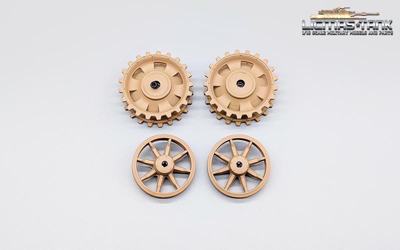 Panzer 3 Tauchpanzer Leit- und Treibräder 1/16 Heng Long Panzer 3 Tauchpanzer Leit- und Treibräder 1/16 Heng Long