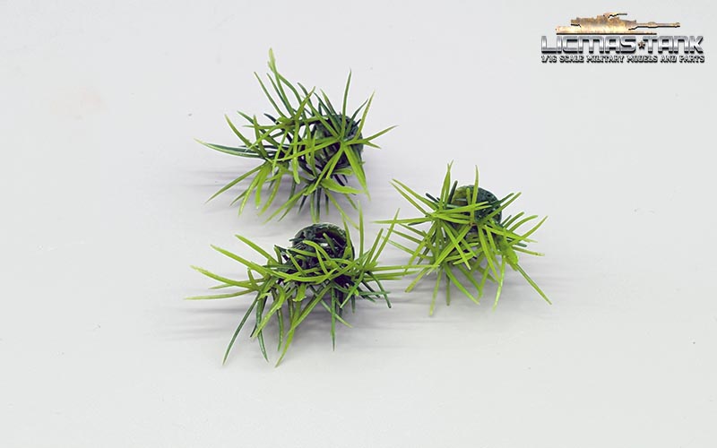 Pflanzen Set aus Kunststoff in 1/16 für Diorama