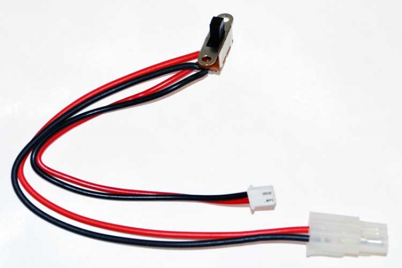 Kabel für die Stromversorgung des Heng Long Panzers mit Ein-und Ausschalter
