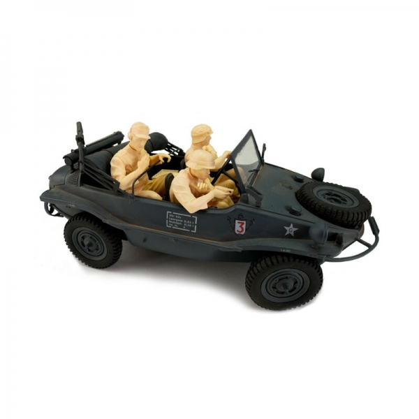 Schwimmwagen Besatzung Torro 1/16 Figurenbausatz unbemalt - 3er Set