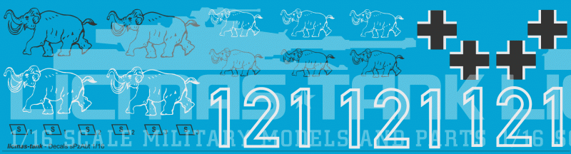 1/16 Decalsatz Wehrmacht sPzAbt