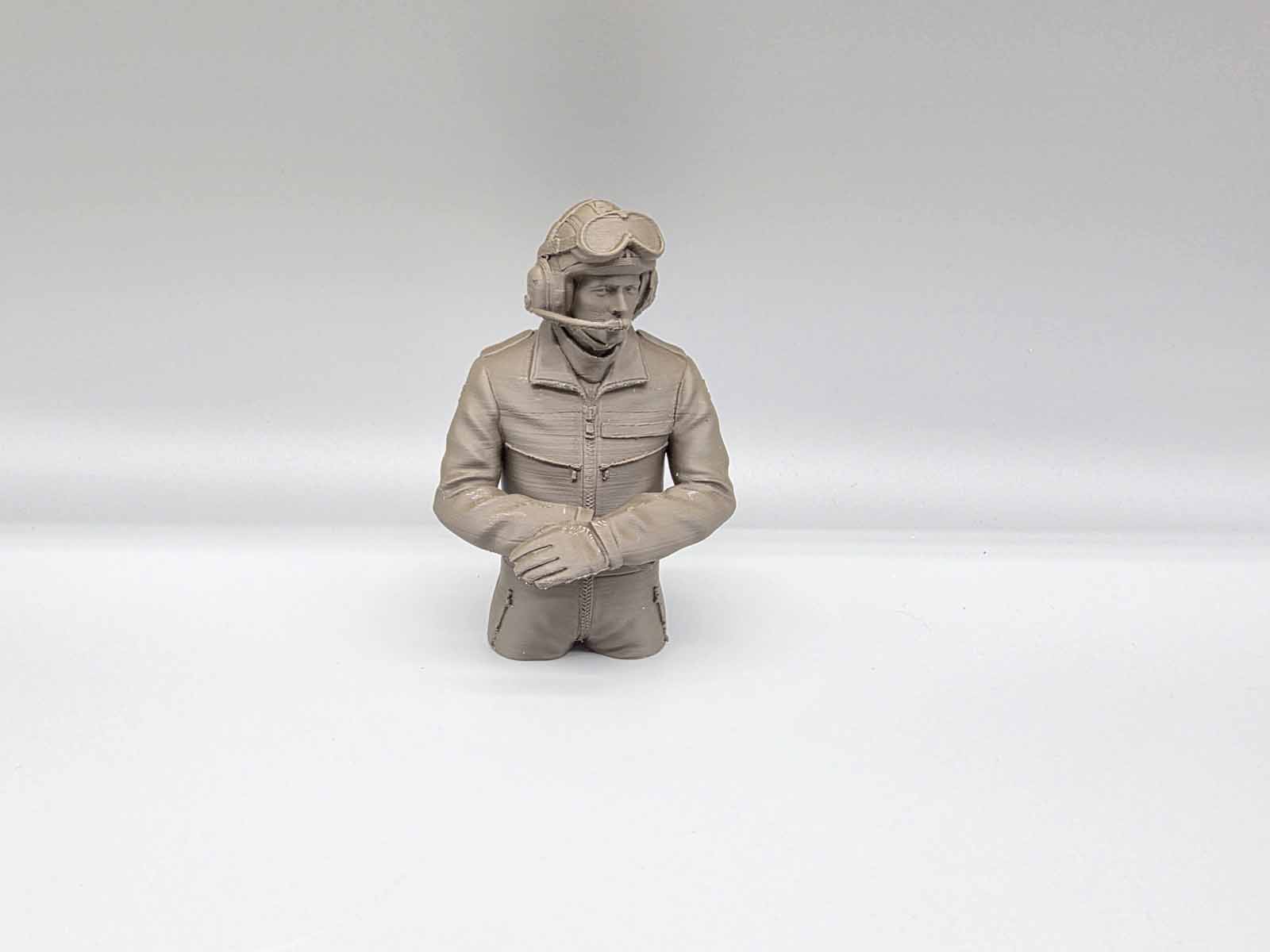 1/10 Figur Deutscher Bundeswehr Panzersoldat Kommandant Leopard Panzer mit moderner Panzerhaube und Funk
