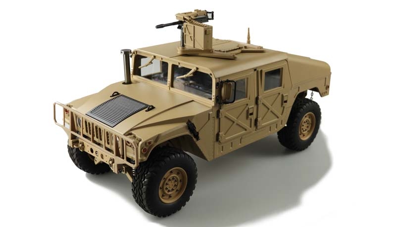RC 4x4 U.S. Military Truck scale 1:10 Desert Sand