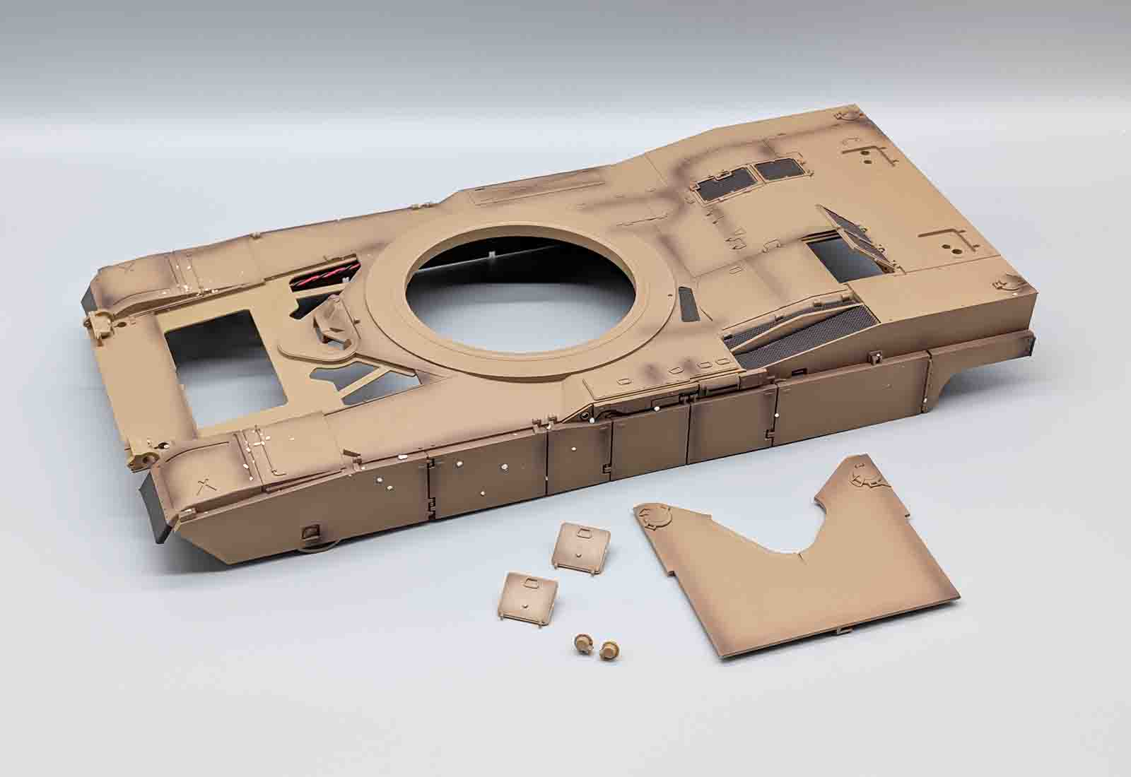 RC Panzer M1A2 Abrams TK7.0 V2 - Ersatzteil - Oberwanne 3819 Heng Long 1:16 RC Panzer M1A2 Abrams TK7.0 V2 - Ersatzteil - Oberwanne 3819 Heng Long 1:16