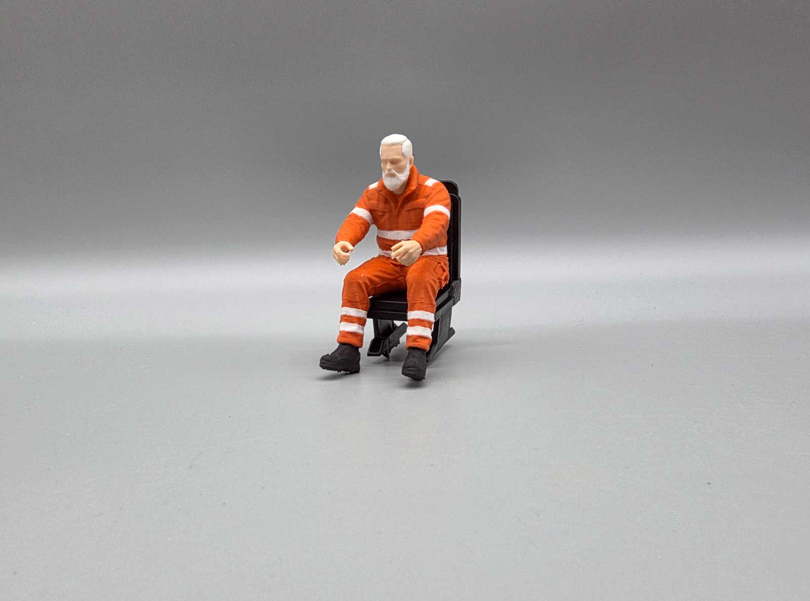 Driver figure for model vehicles such as Trucks etc. Scale approx. 1:16