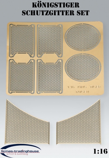 Königstiger , Jagdtiger TORRO - Metall-Zubehör - Schutzgitter Set