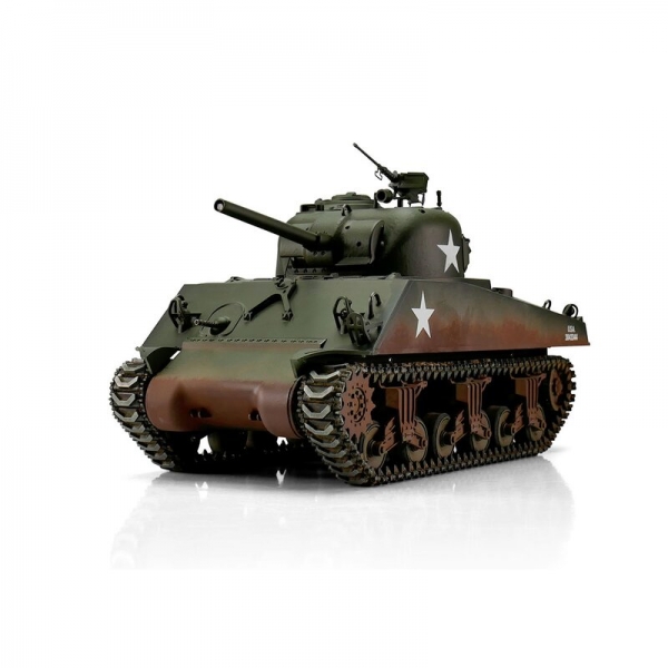 RC Panzer 1:16 M4A3 Sherman 75mm Grün – Torro Pro Edition mit IR-Servo RC Panzer 1:16 M4A3 Sherman 75mm Grün – Torro Pro Edition mit IR-Servo