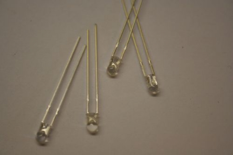 Heng Long Ersatzteil  4 x LED 3mm weiß