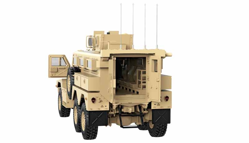 1/6 12インチ U.S Military Vehicle US military vehicle MRAP 6x6 1:12 RTR, light, sound & smoke