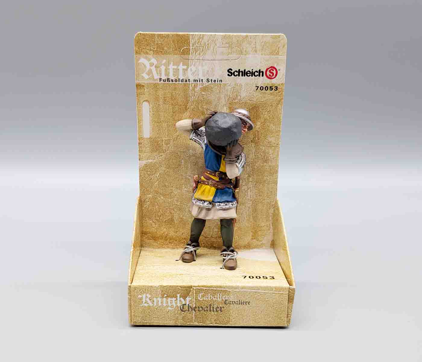Sonderposten - SCHLEICH Ritter 70053 Fußsoldat mit Stein Sonderposten - SCHLEICH Ritter 70053 Fußsoldat mit Stein