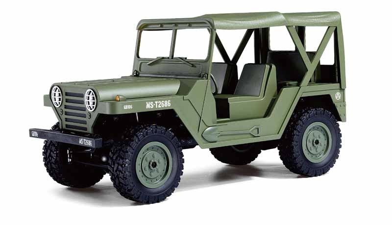 RC U.S. Militär Geländewagen 1:14 4WD RTR Military grün