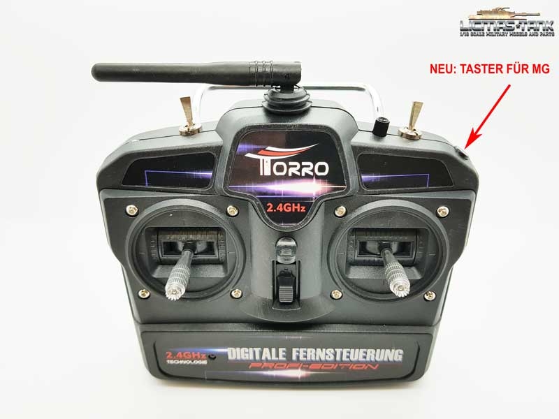 Taigen 2.4 GHz Fernsteuerung Fernbedienung V2 / V3 für die Taigen Platine mit Soundbox für Taigen Torro Panzer