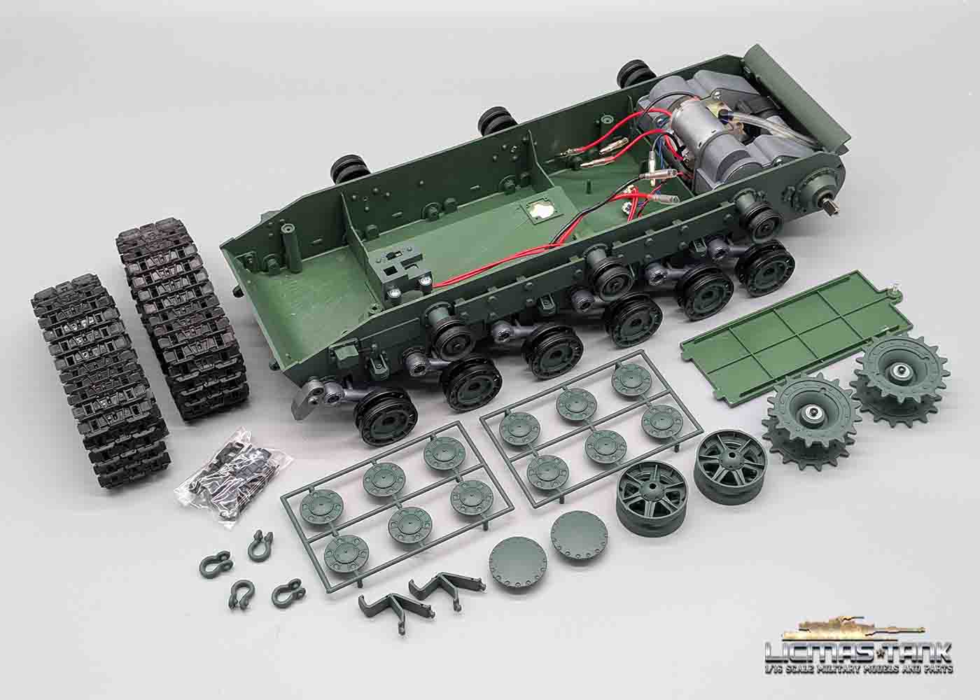 Original Heng Long RC Panzer KV1 Unterwanne mit Zubehör Set 1/16 TK7.0