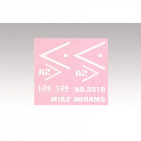 Aufkleber/Decals Panzer Abrams M1A2 1/24