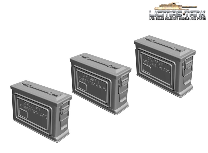 1/16 US Army Munitionskisten M1 Caliber 30 WW2 Resin