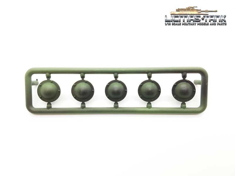 Heng Long T34/85 Panzer Radkappen Set Ersatzteil  Kunststoff lackiert