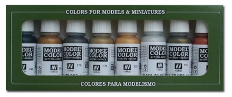 Vallejo Model Color: Metallic Color Set (8 Farben) Vallejo Model Color: Metallic Color Set (8 Farben)