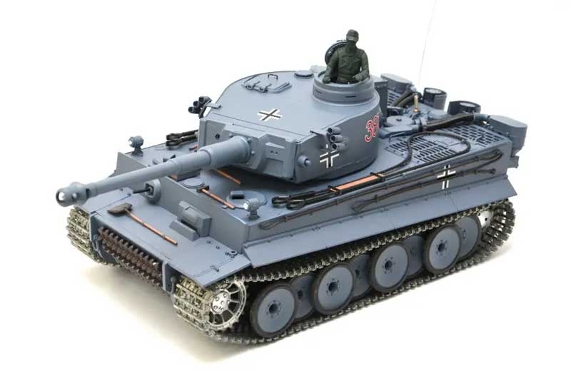 RC Panzer Tiger I Heng Long 1:16 Mit Stahlgetriebe und Metallketten 2,4Ghz Fernsteuerung 7.0