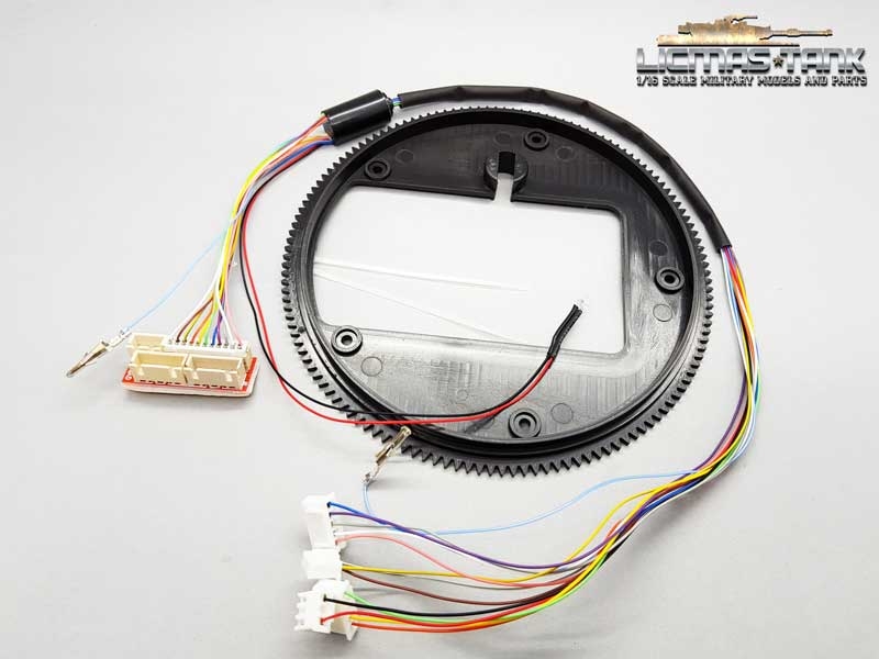 Taigen 360° Turmdrehkranz (137mm) für Leopard 2 A6 Kit 14A IR Version