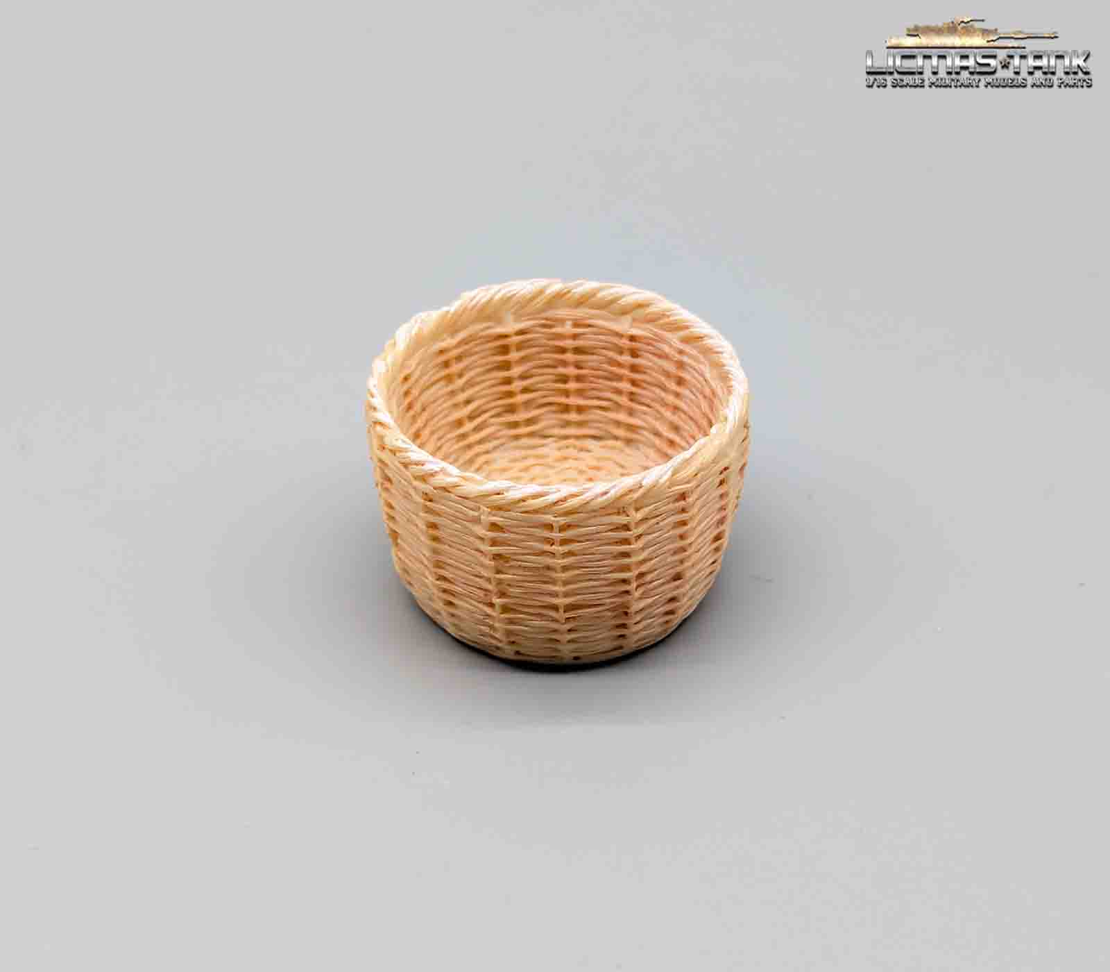 1/16 Universal Strohkorb rund aus Resin für Diorama 1/16 Universal Strohkorb rund aus Resin für Diorama