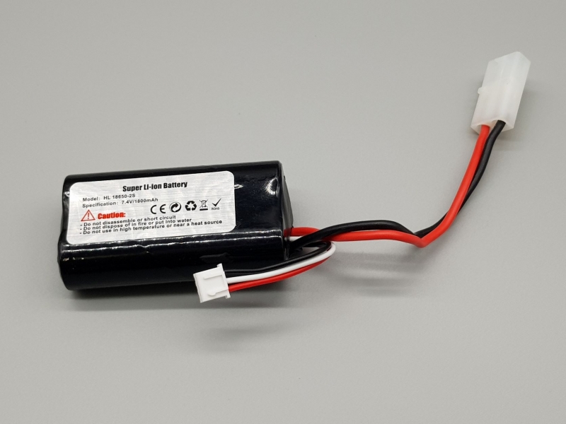 Li-ion Battery AKKU 7.4 V 1800mAh mit Tamiya Stecker Li-ion Battery AKKU 7.4 V 1800mAh mit Tamiya Stecker