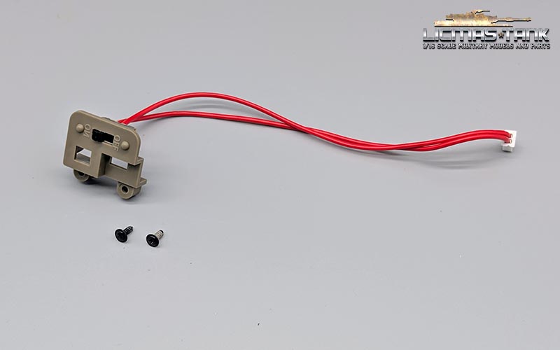 1/16 Ein- und Ausschalter mit Halterung für Heng Long 3958 Merkava TK7.0