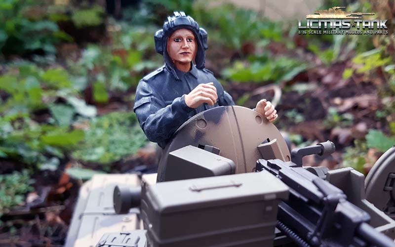 1/16 Panzer Soldat für russischen Panzer T90 Figur bemalt