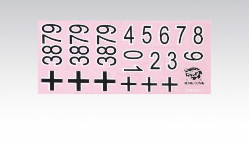 Aufkleber  Decal Set Panther Ausf. G Aufkleber  Decal Set Panther Ausf. G