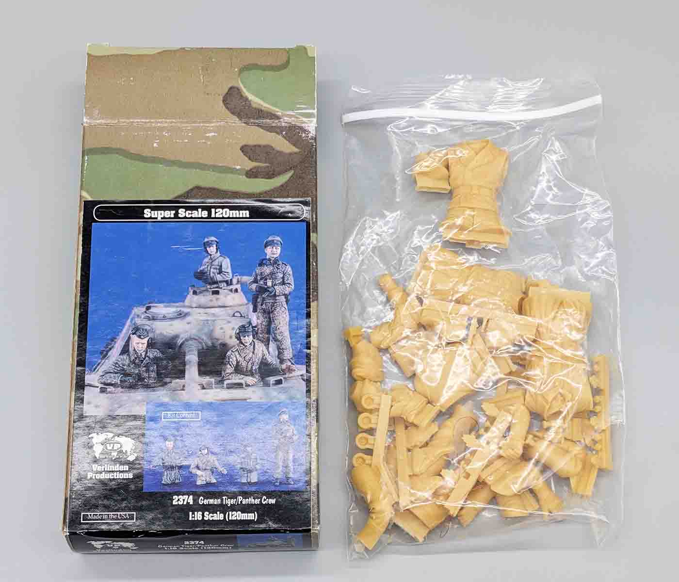 SPECIAL ITEM Verlinden Productions German Tiger/Panther Crew 1/16