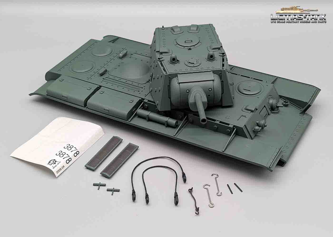 Original Heng Long RC Panzer KV1 Oberwanne mit Zubehör Set 1/16 TK7.0 Original Heng Long RC Panzer KV1 Oberwanne mit Zubehör Set 1/16 TK7.0