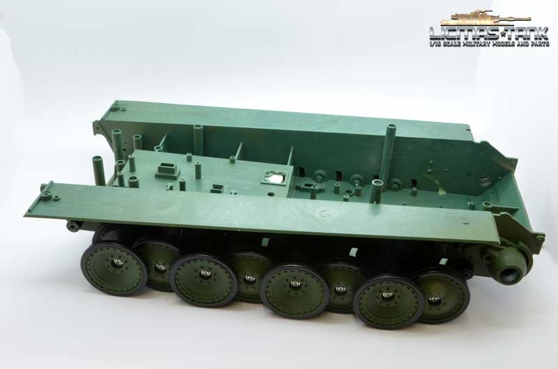 heng long plastic chassis panther or jagdpanther with wheels 1:16