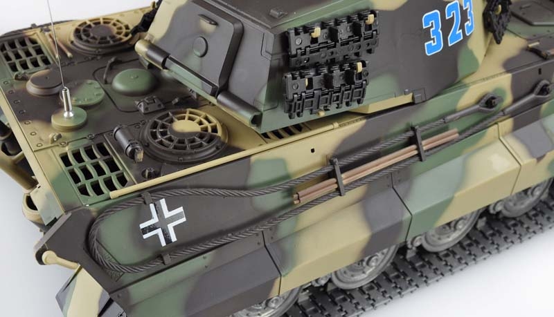 RC Panzer Königstiger Henschelturm 1:16 Heng Long Professional Line IR/BB 7.0 (Amewi) RC Panzer Königstiger Henschelturm 1:16 Heng Long Professional Line IR/BB 7.0 (Amewi)