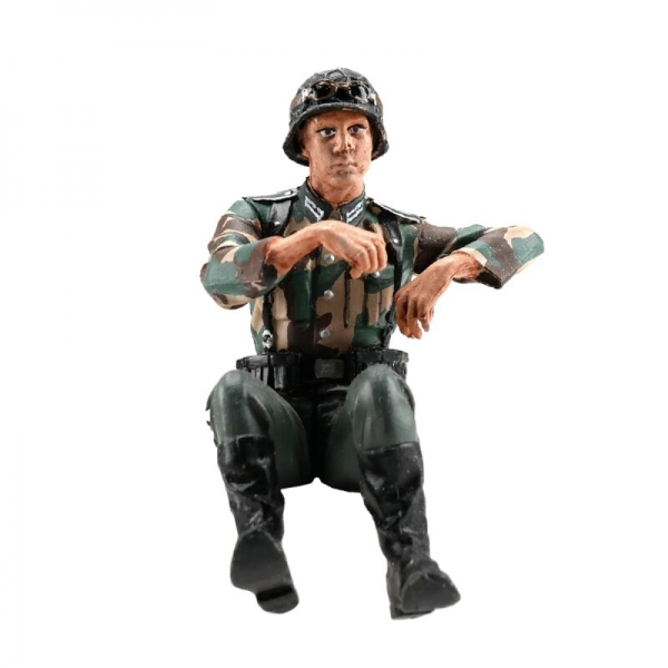 1/16 Figur Schwimmwagen Fahrer Wehrmacht Splittertarn