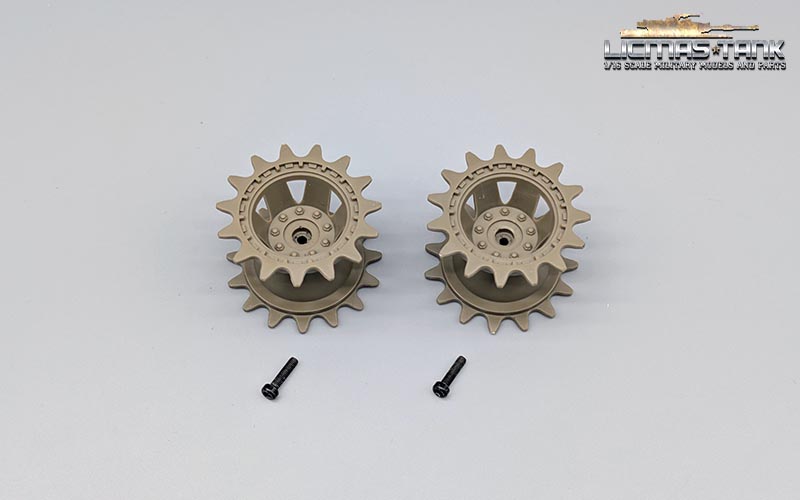 1/16 Treibräder aus Kunststoff für Heng Long 3958 Merkava TK7.0 1/16 Treibräder aus Kunststoff für Heng Long 3958 Merkava TK7.0