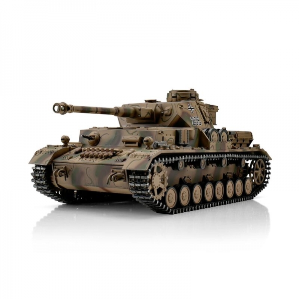 RC Panzer PzKpfw IV Ausf. G Sommertarn – Torro Profi-Edition mit BB-Schussfunktion in Holzkiste RC Panzer PzKpfw IV Ausf. G Sommertarn – Torro Profi-Edition mit BB-Schussfunktion in Holzkiste