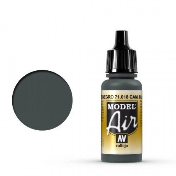Model Air Vallejo 17 ml  Farbe Schwarzgrün / Camouflage Black Green Model Air Vallejo 17 ml  Farbe Schwarzgrün / Camouflage Black Green
