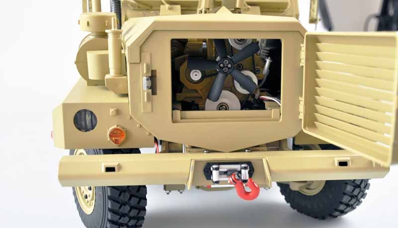 US military vehicle MRAP 6x6 1:12 RTR, light, sound & smoke