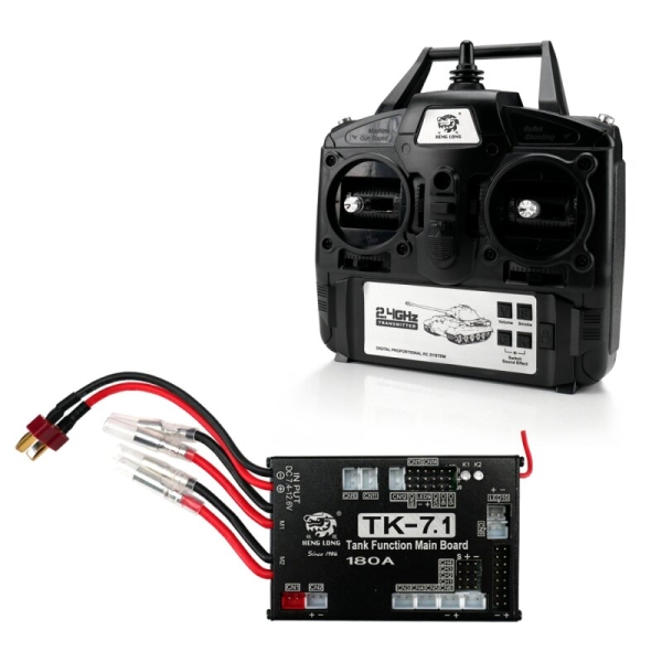 Spar Set Fernbedienung und Multifunktionseinheit Heng Long TK7.1 (2,4 GHz) Tiger / T90 Sound Spar Set Fernbedienung und Multifunktionseinheit Heng Long TK7.1 (2,4 GHz) Tiger / T90 Sound