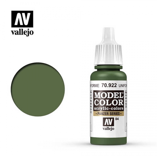 Model Color 70922 Vallejo Farbe 17ml Uniform Grün