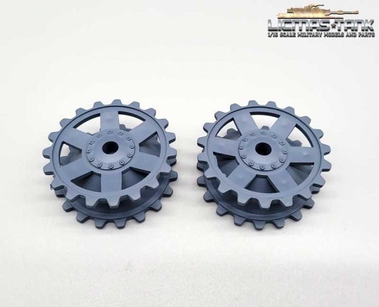 RC Panzer 4 - Ersatzteil - 1 Paar Treibräder- Heng-Long 1:16 RC Panzer 4 - Ersatzteil - 1 Paar Treibräder- Heng-Long 1:16