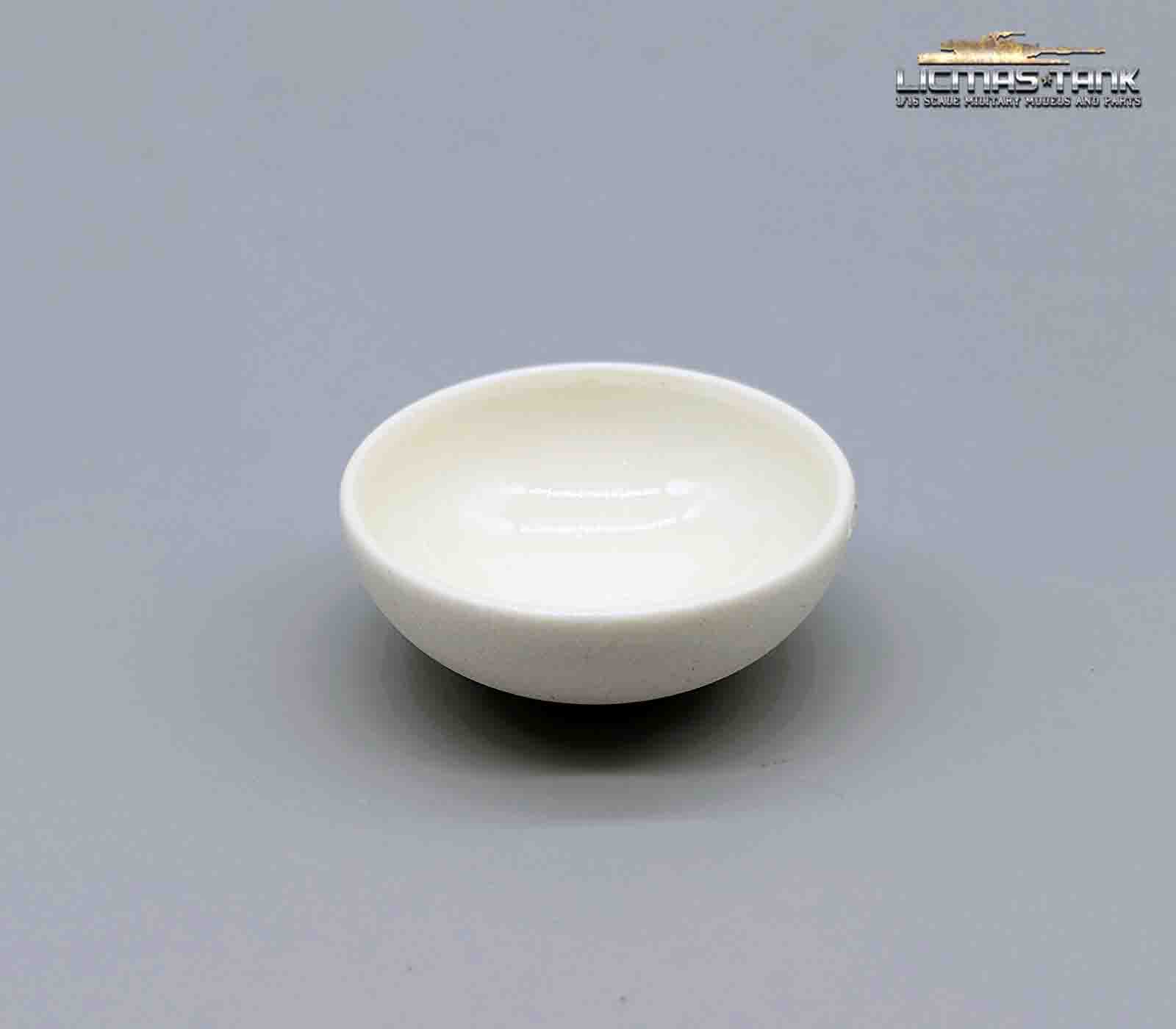 1/16 Obstschale Gemüseschale aus Kunststoff für Diorama WEISS 1/16 Obstschale Gemüseschale aus Kunststoff für Diorama WEISS