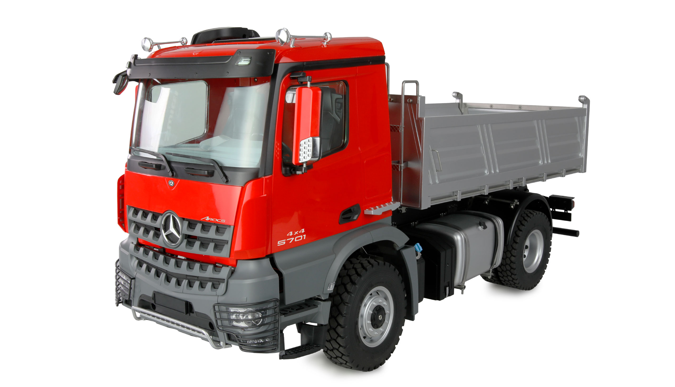 RC Mercedes-Benz Arocs Dump Truck 4x4 1/14 RTR red